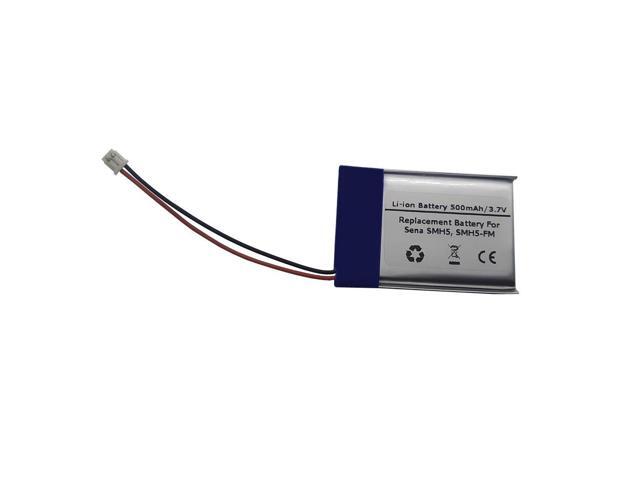 3.7V 500mAh Battery for Sena SMH5, SMH5-FM Motorcycle Bluetooth Headset, Helmet intercom, Battery Model: Sena ICP40/25/40P