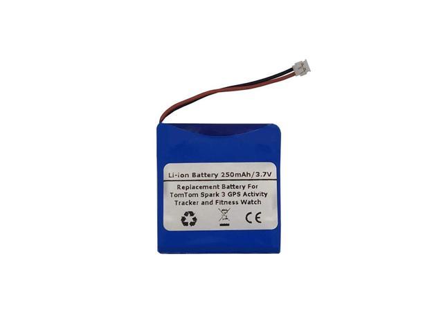 3.7V 250mAh Replacement Battery for Tomtom Spark 3 GPS Activity Tracker, Fitness Watch, PP332727