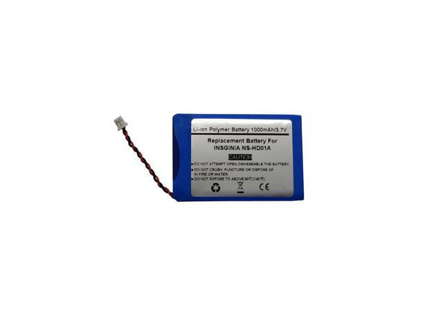3.7V/1000mAh Replacement Battery for INSGINIA NS-HD01A,INSGINIA ICP463450A 1S1PMXZ
