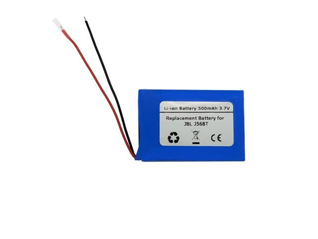 500mAh/3.7V Replacement Battery for JBL J56BT Bluetooth Headset,FT582535P, YRCC13L