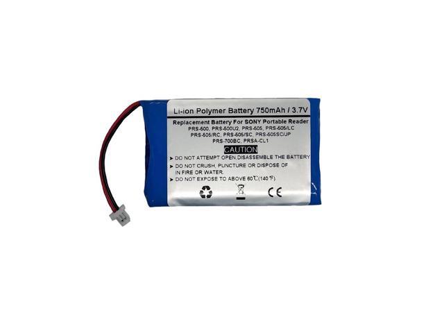 750mAh/3.7V Replacement Battery For Sony Portable Reader PRS-500, Portable Reader PRS-500U2, Portable Reader PRS-505, Portable Reader PRS-505/LC,...