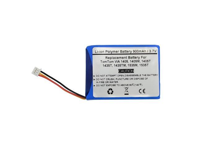 900mAh Battery for Tomtom VIA 135,135M,1405,1405M,1405T,1435,1435T,1435TM,1535,1535, Tomtom Live 1535, 1535M,1535TM,1535M Live,1605,1605TM,Tomtom...