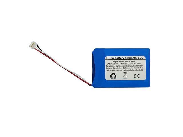 3.7V/500mAh Replace Battery for Garmin 010-11867-10, 010-11925-00, Barklimiter bark Control Collar, Barklimiter Deluxe, Barklimiter Deluxe Anti...