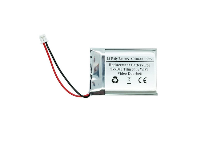 3.7V 500mAH Replacement Battery For SkyBell Trim Plus WiFi Video Doorbell