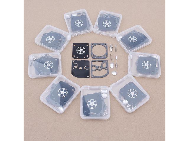 10pcslot Diaphragm Gasket Kit For Zama RB-93 C1Q-S62 Carb Rebuild Carburetor Repair Kit Replacement Spare Part