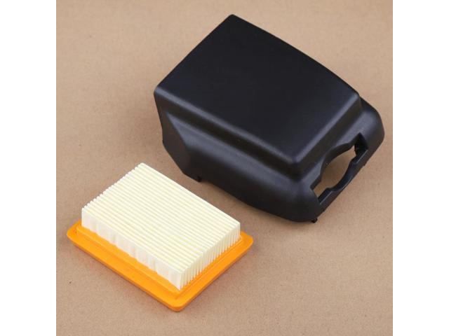 Air Filter w Cover Kit For Stihl FS120 FS200 FS250 Brush Cutter Trimmer Cleaner Replacement 4134 141 0300