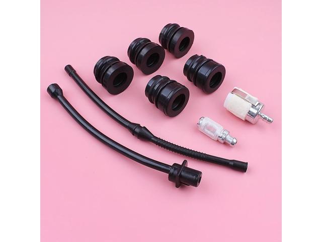 Fuel Oil Filter Line AV Buffer Mount Set For Chinese 4500 5200 5800 45cc 52cc 58cc Chainsaw Tool Replacement Spare
