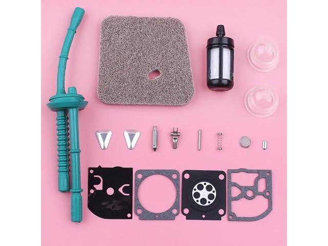 Air Fuel Filter Line Hose For Stihl Stihl FS38 FS55 Carburetor Diaphragm Repair Kit Grass Trimmer Replacement Spare Part