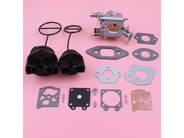 Carburetor Carb Gasket Repair Kit For Partner 350 351 370 Fuel Oil Tank Cap Chainsaw Spare Replacement Tool Part