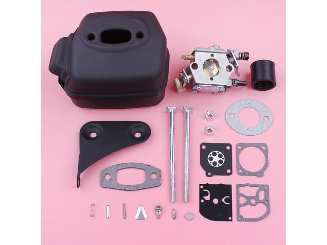 Carburetor Exhaust Muffler Repair Kit For Husqvarna 51 55 Intake Boot Gasket Chainsaw Replacement Spare Part