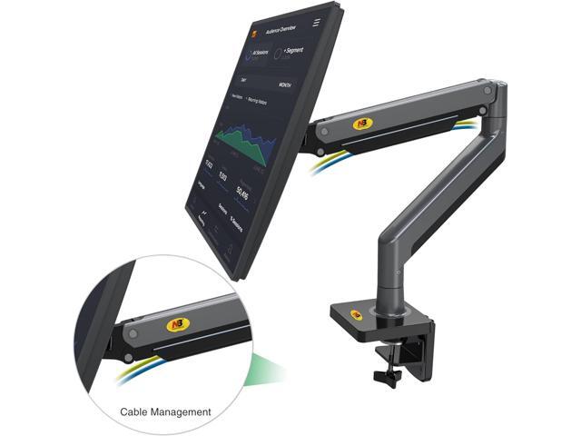 NB North Bayou Monitor Arm Full Motion Swivel Monitor Mount with Gas Spring for 22''-40'' Monitors with Load Capacity from 4.4 to 26.4lbs Height...