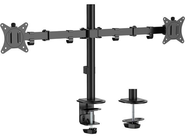 Mount-It! Dual Monitor Mount, Dual Monitor Arm for 2 Screens, Dual Monitor Desk Mount, Adjustable Tilt and Swivel Arms for Double Screens up to 32...