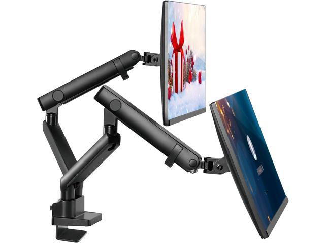 Dual Monitor Stand, Dual Monitor Arm, Dual Monitor Mount vesa Mount, up to 32 inch Monitor Desk Mount, soporte Monitor arms & Monitor Stands for 2...