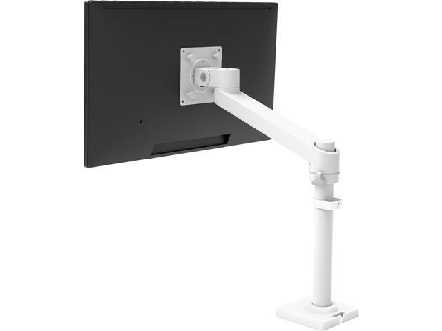 Ergotron NX Single Monitor Arm, VESA Desk Mount for Monitors Up to 34 Inches, 0 to 18 lbs White