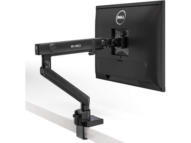 EVEO Premium Single Monitor Mount - 17 to 32 inch Single Monitor Arm Desk Mount, Adjustable Spring Monitor Stand, VESA Monitor Mount for Computer...