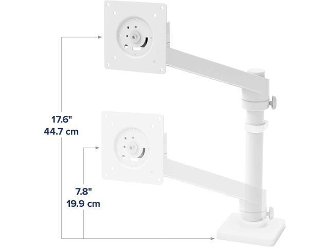 Ergotron NX Single Monitor Arm, VESA Desk Mount for Monitors Up to 34 Inches, 0 to 18 lbs White