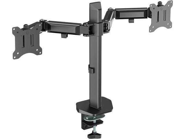 WALI Dual Monitor Mount, Monitor Arm Fits 2 Screens up to 32 inch, Dual Monitor Stand for Desk 19.8 lbs Weight Capacity per Arm Fully Adjustable...