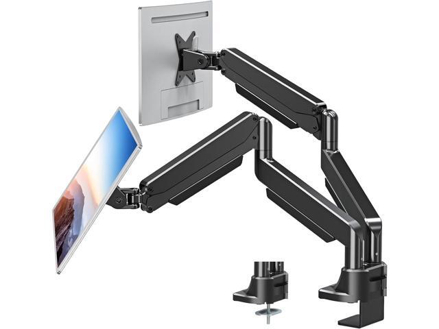 MOUNT PRO Dual Monitor Stand Fits Max 42 Inch Computer Screen, Heavy Duty Premium Monitor Mount for 2 Monitors, Each Arm Holds up to 33lbs,...