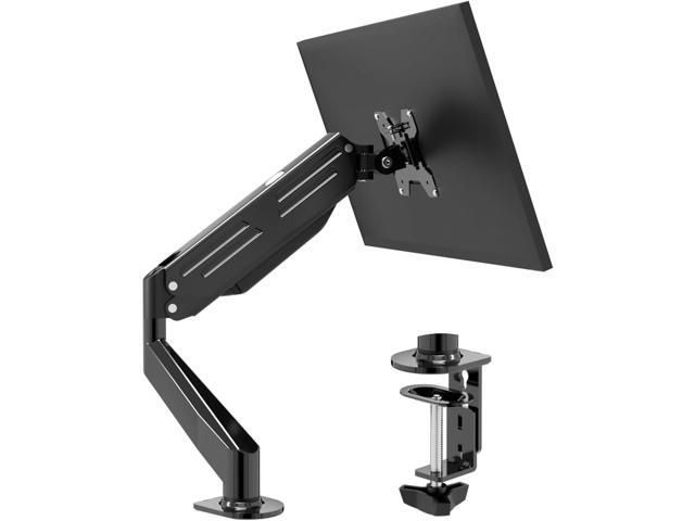 Bracwiser Monitor Mount 17-32 Inch Adjustable Gas Spring Desk Mount Stand Hold up to 22lbs with Clamp/Grommet Mounting Base (MD82)
