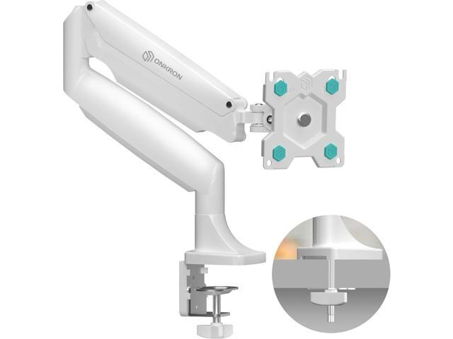 ONKRON Single Monitor Mount for 13-32 Inch Screen up to 19.8 lbs, Gas Spring Monitor Arm VESA 75x75 & 100x100, Adjustable Computer Screen Mount for...