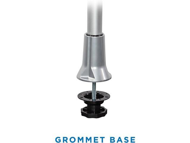 Mount-it! Height Adjustable Full Motion Two Monitor Computer Desk Mount Spring Arm Quick Release with Grommet Base (MI-45111)