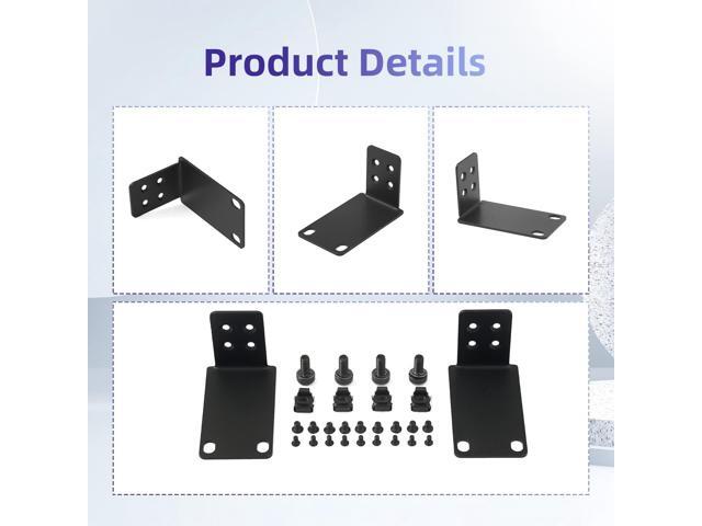 Rack Mount Kit 19 Inch Rack Ears for Dell PowerConnect Series and Some Buffalo GU/MP Series Switches