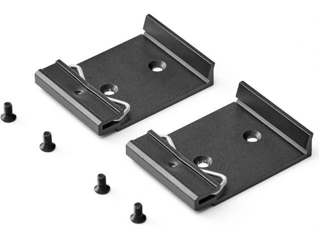 Din Rail Mount Clip 42mm Width Universal Din-Rail Mounting Brackets Clamp for Switches and Injectors 2-Pack