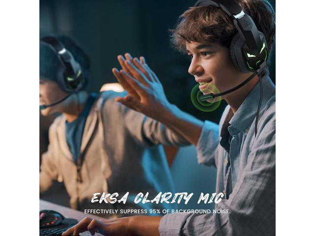 EKSA Fenrir S Gaming Headset for Xbox Series X/S, Xbox One, PS5, PS4, PC, Switch - Noise Cancelling Microphone, Comfortable Ear Pads, 50 mm...
