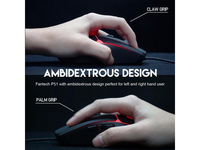 FANTECH P51S Gaming Keyboard and Mouse Combo, Headset and Stand, Mouse Pad Wired RGB Rainbow Keyboard PC Beginner Gamer Basic 5 in-1 Gaming Set