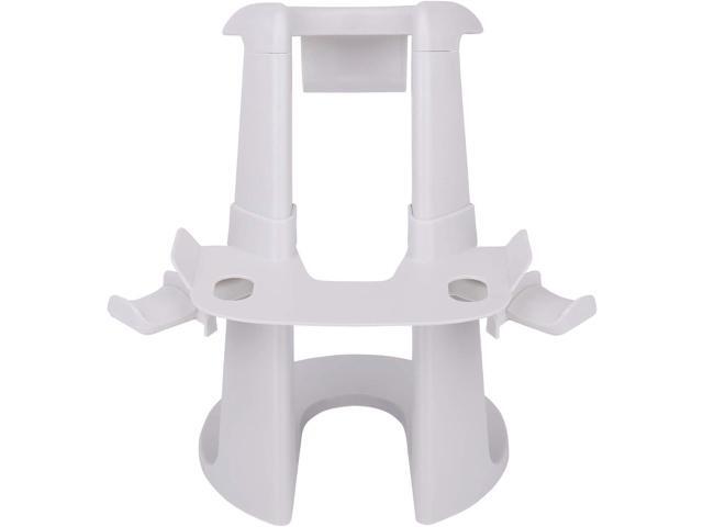 Design VR Stand Compatible with Quest 3S/Quest 3/Quest 2/ Quest/Rift S/Valve Index Headset, and Touch Controllers Accessories(White)