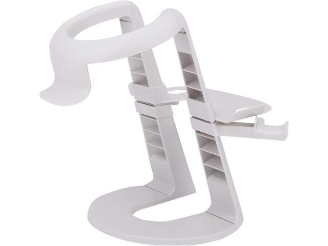 Design VR Stand Compatible with Quest 3S/Quest 3/Quest 2/ Quest/Rift S/Valve Index Headset, and Touch Controllers Accessories(White)
