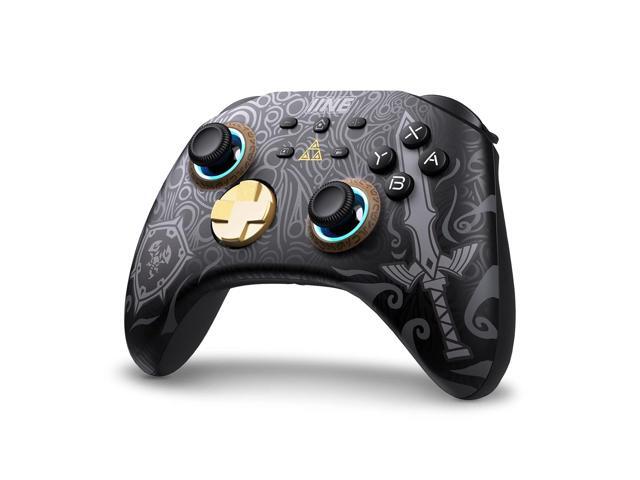 IINE Wireless Switch Controller, Switch Pro Controllers for Nintendo Switch/Lite/OLED, Switch Remote Gamepad with Headset Jack/RGB Light/Macro...