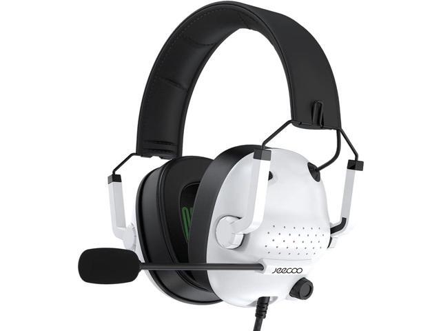 Jeecoo J50 Gaming Headset for PS4 PS5 Xbox One S/X - Stereo Sound Headphones with Microphone - Folding, Comfortable Lightweight Fit Compatible with...