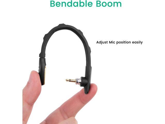 Smays Mic Replacement for Astro A40 / A40 TR Gaming Headset, Detachable Noise-Cancelling Boom Microphone Piece with Foam Cover