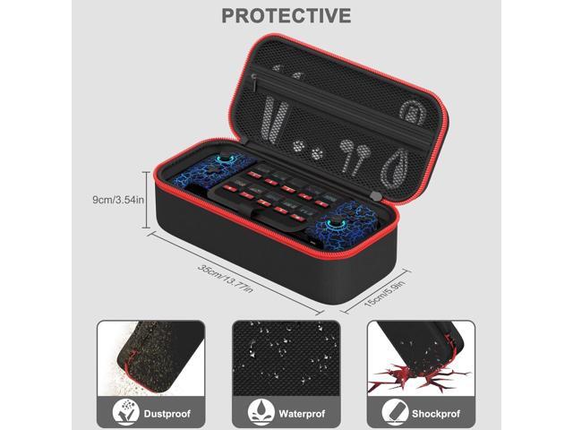 Customized Switch Travel Case for JC200 Switch Controller, Protective Hard Shell Case Large Capacity Holds Switch Controller, Switch Console, AC...