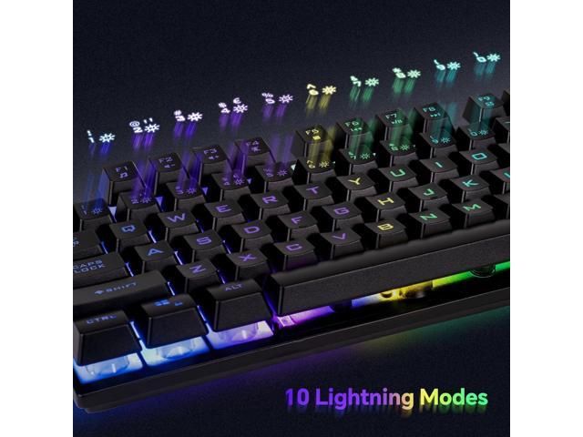 Gaming Keyboard Mouse Mousepad and Headset with mic Combo All in One USB Wired RGB Backlit Rainbow Side Button Gamer Bundle Set Compatible with PC...