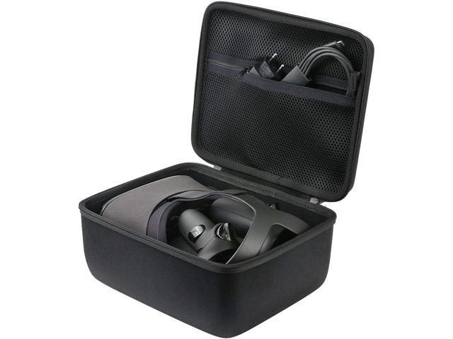 Khanka Hard Travel Case Replacement for Oculus Quest 2/2020 Edition All-in-one 3D VR Gaming Headset (Black)