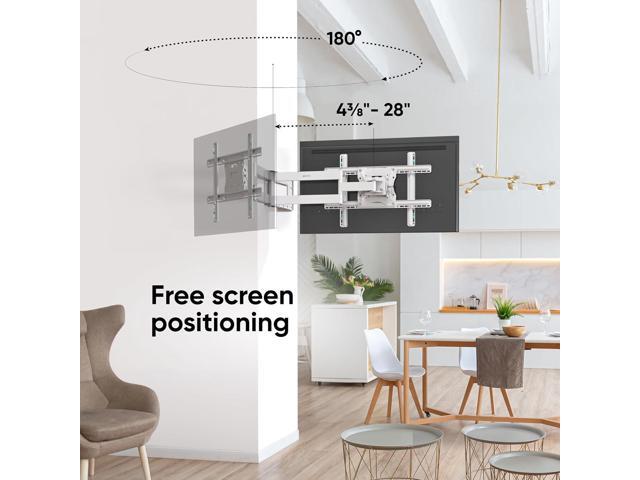ONKRON Full Motion TV Wall Mount for 40-75 Inch TVs up to 150 lbs, Articulating TV Wall Mount Swivel and Tilt, Long Arm Extension, max VESA...