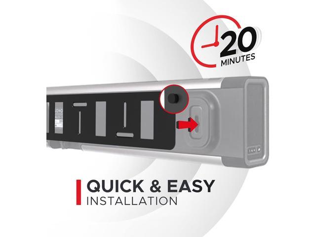 Sound Bass Playbar Wall Mount Bracket Kit with Mounting Accessories for Sonos Soundbar, Designed in The UK by Soundbass