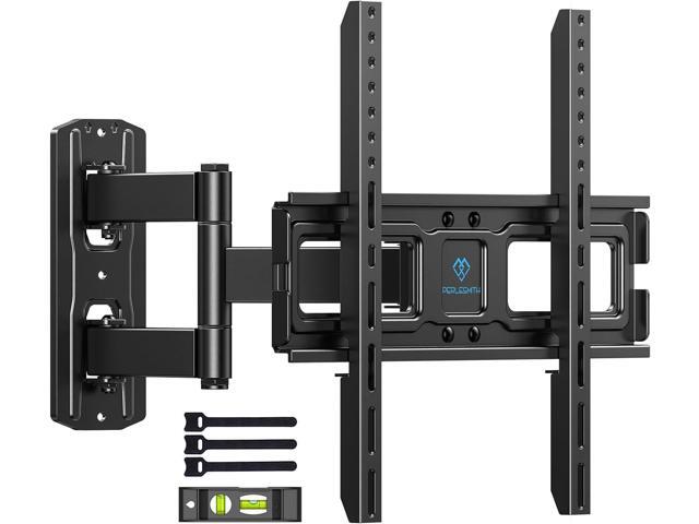 PERLESMITH Full Motion Articulating TV Wall Mount Bracket for 26-55in TVs up to 70lbs - Swivels, Tilts, Adjusts - Max VESA 400x400mm