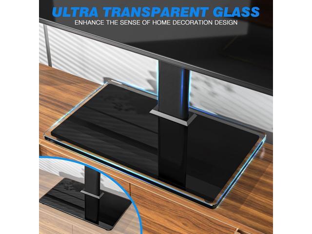Rfiver Universal Table Top TV Stand TV Base Replacement for Most 27 30 32 39 40 42 43 49 50 55 60 Inch LCD LED Plasma Flat Screen TVs, Vesa Mount...