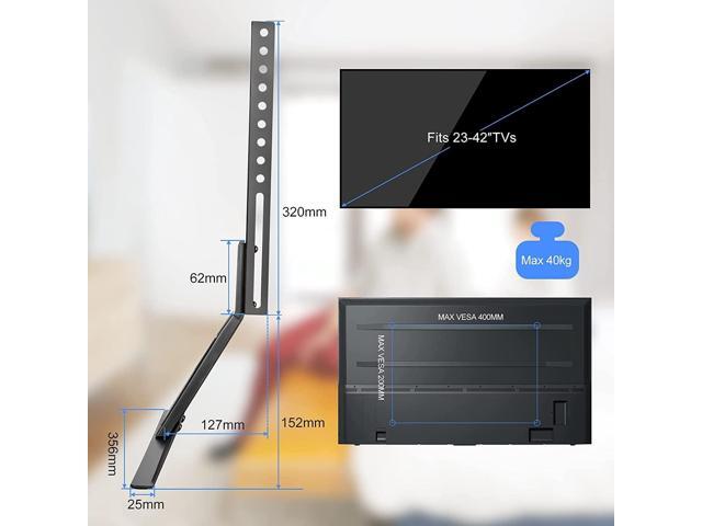 Suptek Universal TV Stand Legs TV Feet for 23 to 42 inch LCD LED OLED Plasma TVs, Table Top Replacement TV Stand Pedestal Riser for Flat & Curved...