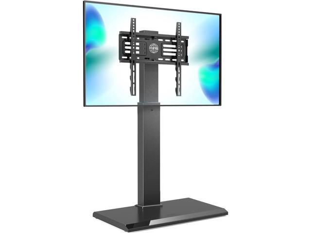 FITUEYES Iron Base Universal Floor TV Stand with Swivel Mount Space Saving for 26-65 Inch LED LCD OLED Plasma Flat Panel or Curved Screen TVs.