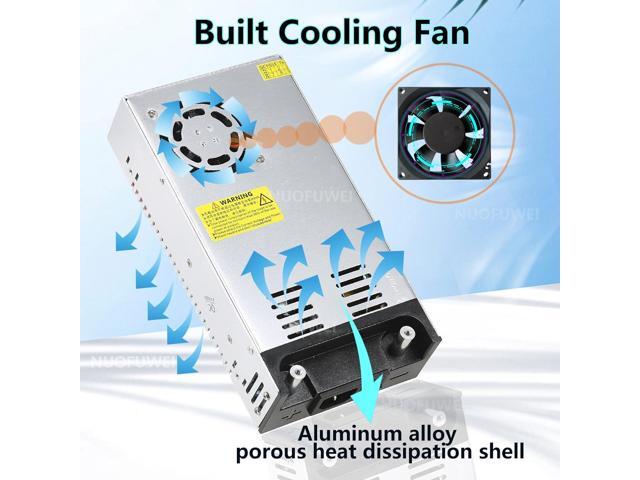 New Version DC 12V 50A 600W Switching Power Supply Adapter 110V AC to 12V DC Converter Power Supply Transformer PSU for 12Volt Motor Pump CCTV...