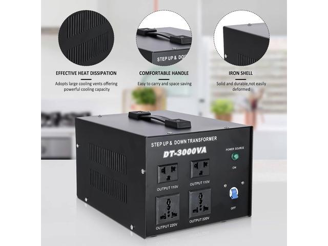 YaeCCC 3000VA Voltage Transformer Power Converter 110V/220V Converter AC-AC 3000VA