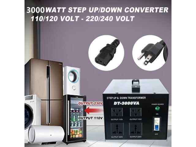 YaeCCC 3000VA Voltage Transformer Power Converter 110V/220V Converter AC-AC 3000VA