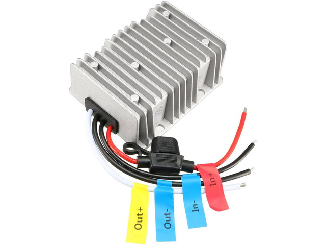 uxcell Voltage Converter Regulator DC/DC DC 48V to DC 12V 30A 360W Transformer Waterproof