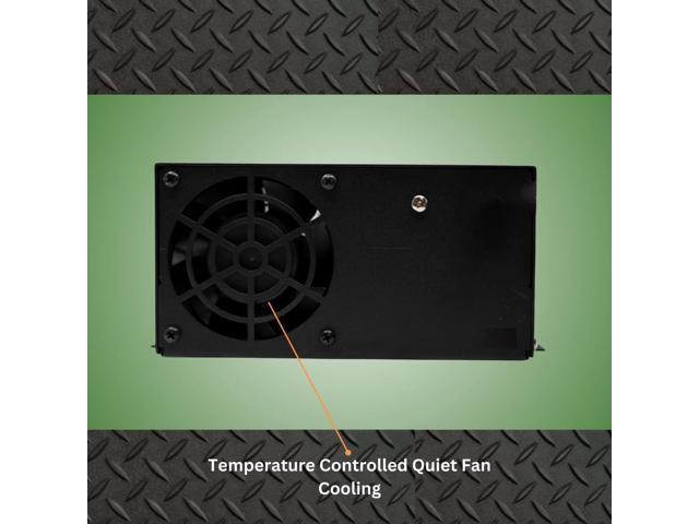 PowerMax PM3-45Power Supply, AC to DC Converter 110/120 VAC to DC 0-12 Volt 45Amp, Battery Charger with 3 Stage Smart Charging Mode, Built-in...