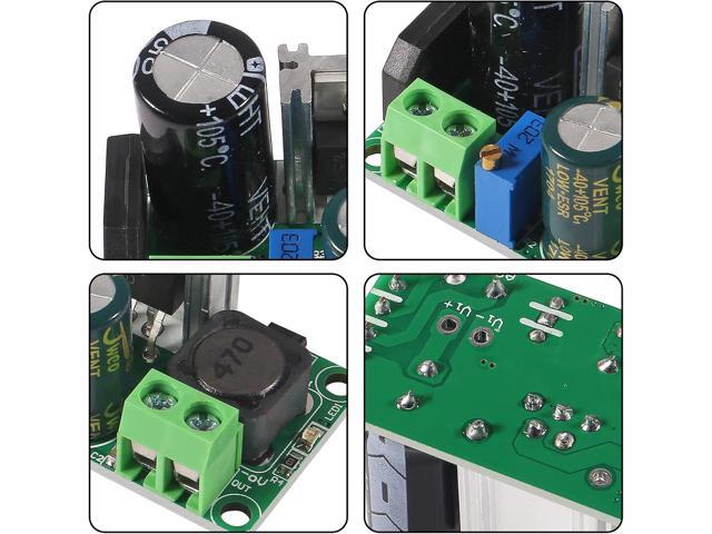 4PCS AC/DC to DC Step Down Buck Converter AC 5-30V DC 5-48V 24V 36V 48V to DC 2.5-35V 12V Voltage Regulator Board 2A Adjustable Volt Power Supply...