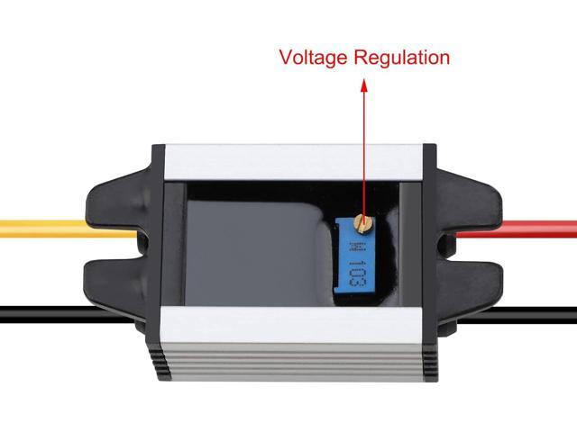 DROK 5V DC Converter, 2pcs Waterproof DC Buck Converter 8V-22V 12 V Step Down to 3V-15V 6V 9V 3A Adjustable Power Supply Voltage Regulator Module